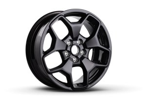 Ford Mustang Mach 1 Wheels - Ford Racing - Cast Aluminum, 17 in. x 7 in., 37.5mm Offset, Includes TPMS Sensor/Bronco Center Caps - Gloss Black - 2021 Ford Mustang Mach 1 Wheels - Ford Racing - Cast Aluminum, 17 in. x 7 in., 37.5mm Offset, Includes TPMS Sensor/Bronco Center Caps - Gloss Black - 2021